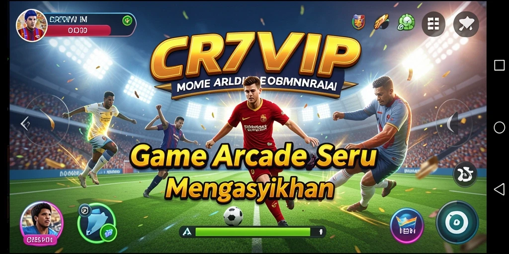 Tampilan gameplay seru dan menantang di CR7VIP.