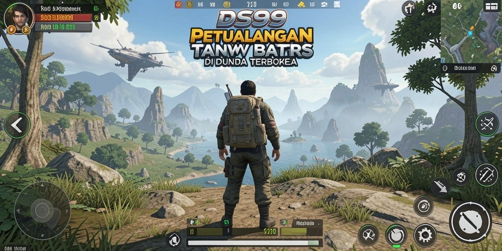 Tampilan gameplay seru di dunia Open World yang luas.