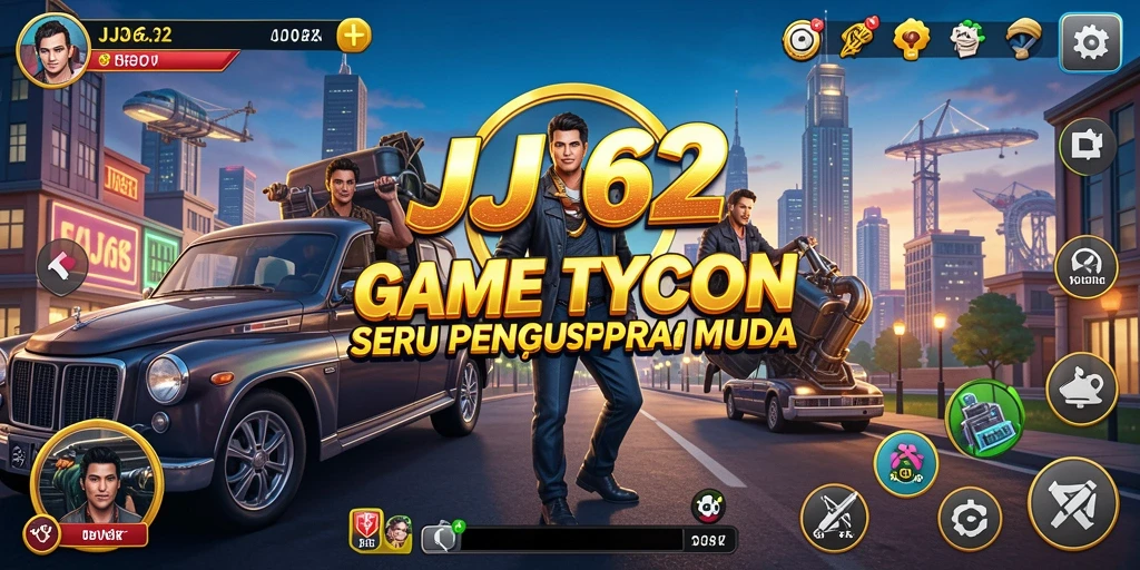 Tampilan permainan Tycoon yang menarik dan dinamis di JJ62.