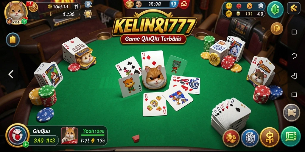 Tampilan gameplay QiuQiu yang menarik dan seru