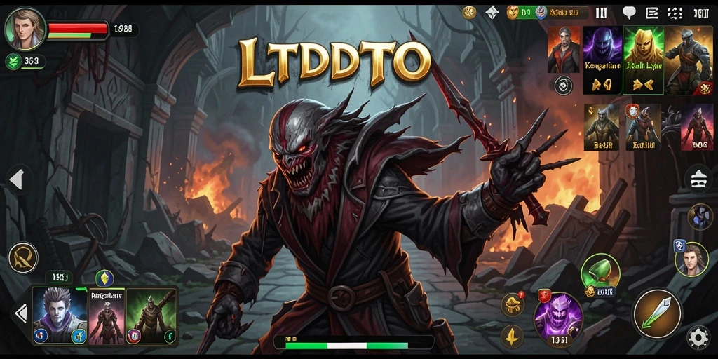 Screenshot LTDTOTO yang menampilkan suasana mencekam dan gameplay menantang.