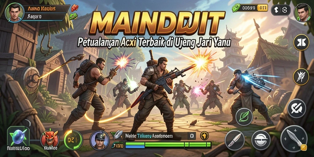 Tampilan gameplay seru dari MAINDUIT yang memukau.