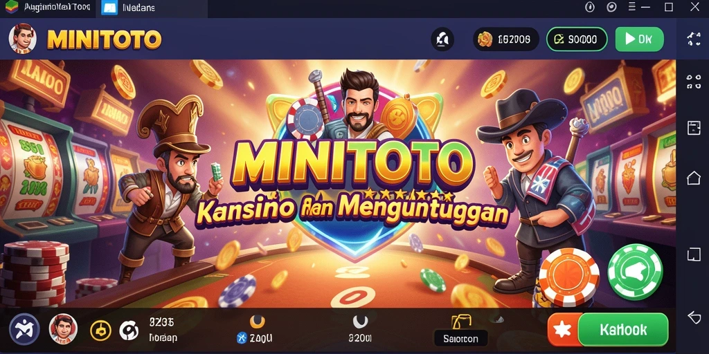 Tampilan gameplay seru dari MINITOTO dalam permainan Kasino.