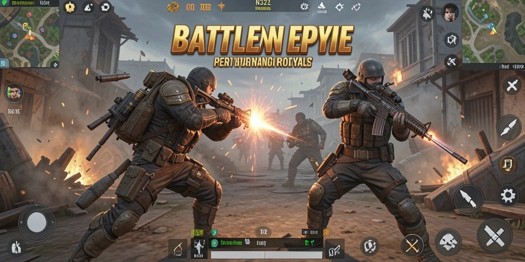 Tampilan gameplay N32 yang mendebarkan dan strategis dalam Battle Royale.