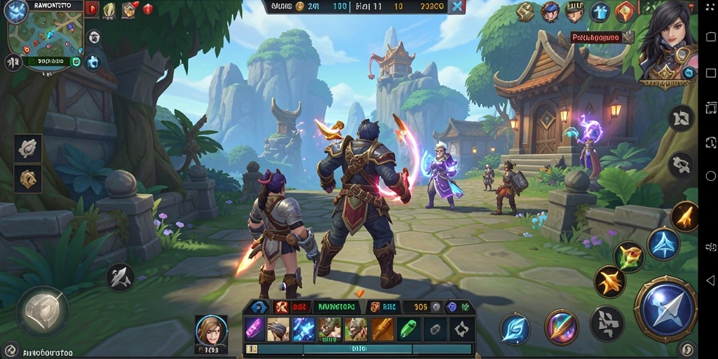 Screenshot gameplay RAWONTOTO yang penuh aksi dan petualangan.