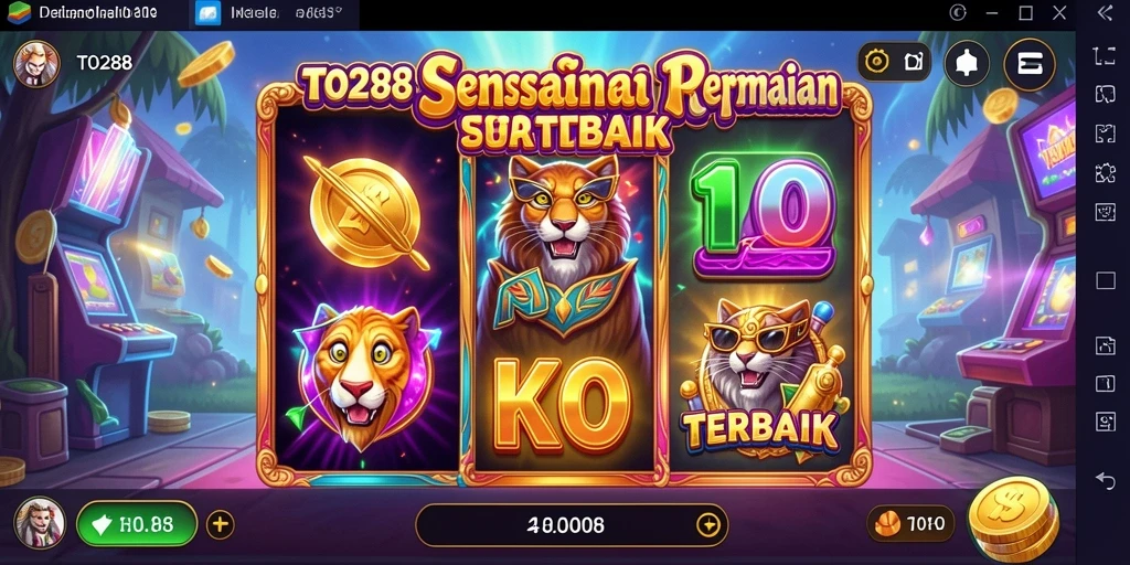 Tampilan menarik dari gameplay TO288 yang penuh warna.
