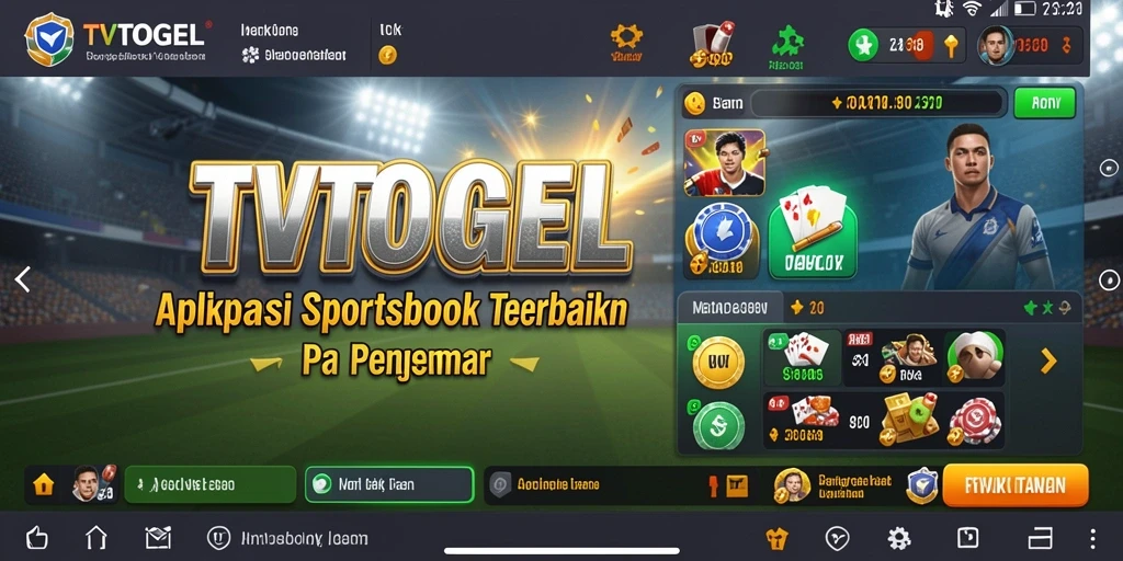 Tampilan menarik dan mudah digunakan dari aplikasi TVTOGEL.