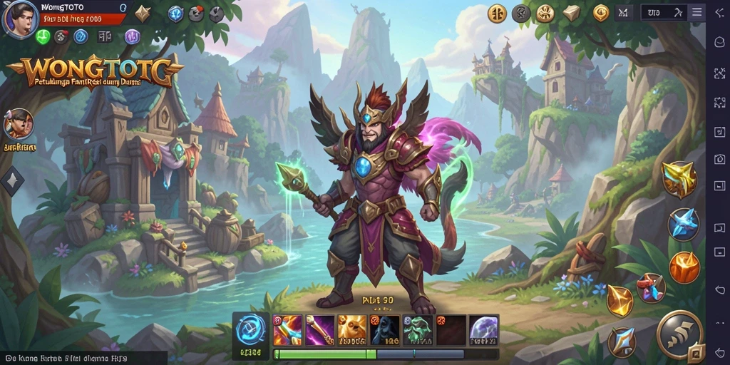Tangkap momen seru dalam gameplay RPG WONGTOTO.